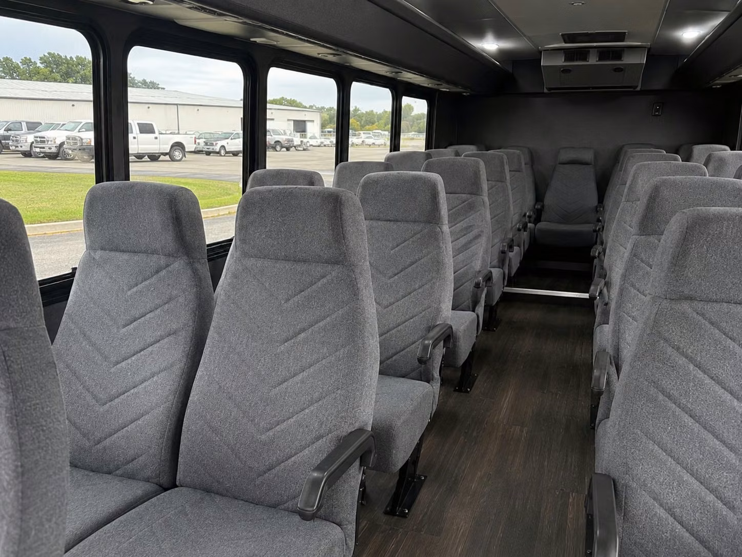 15 passenger minibus interior