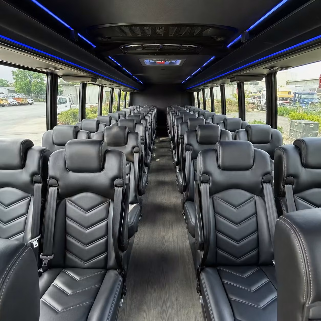 30 passenger minibus interior